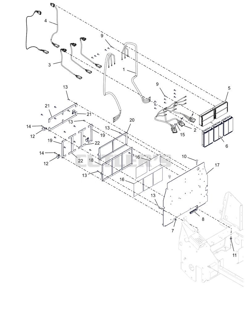Electrical - Controller and Mounts - 60"