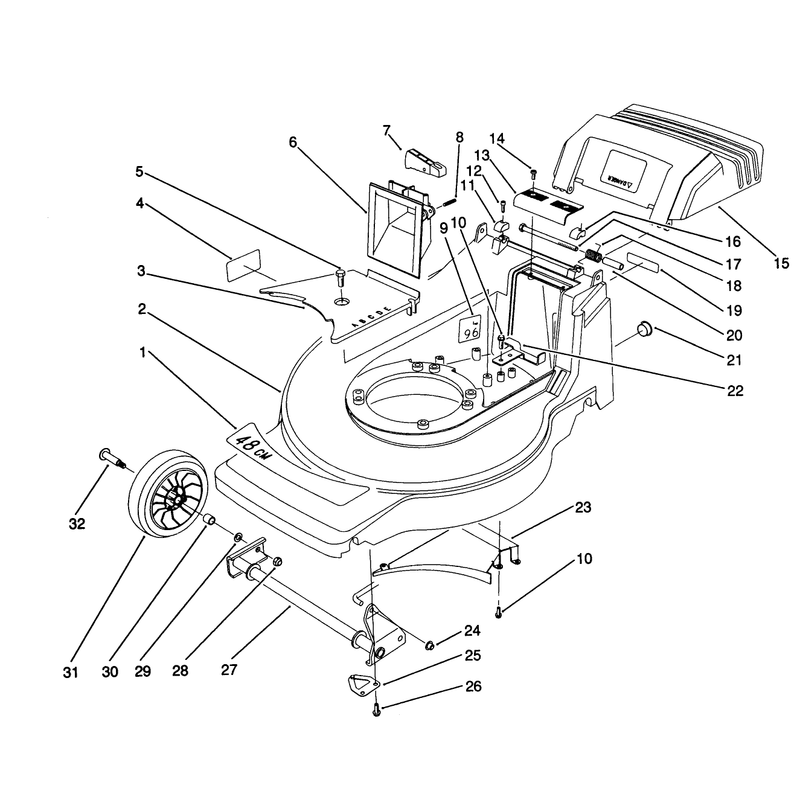 Housing Assembly Model No 20906b