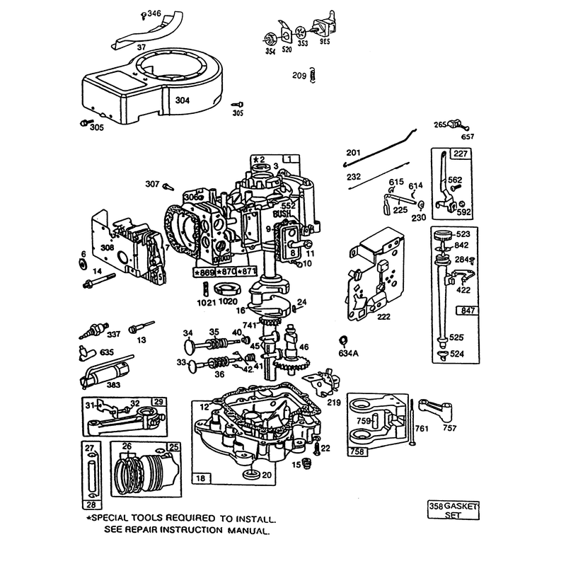 Briggs & Stratton Model 2867707-0118-01