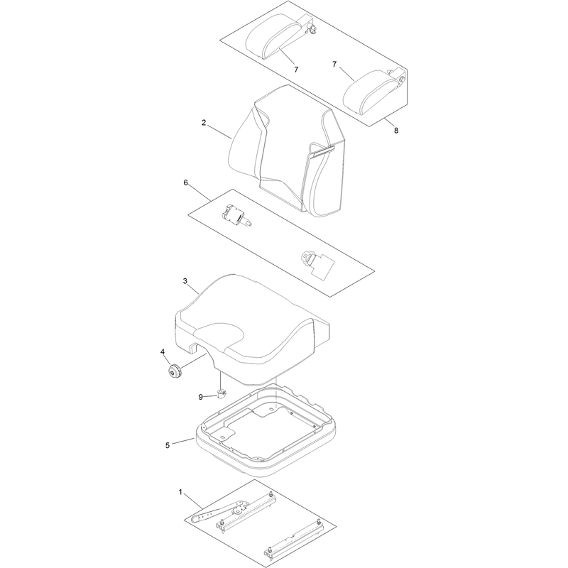 Seat Assembly No. 125-3107