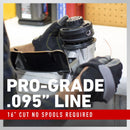 Toro 51830 60V MAX 16" Brushless String Trimmer with 2.5Ah Battery and Charger