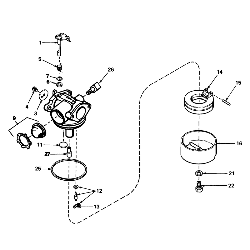 Carburetor No 632050a