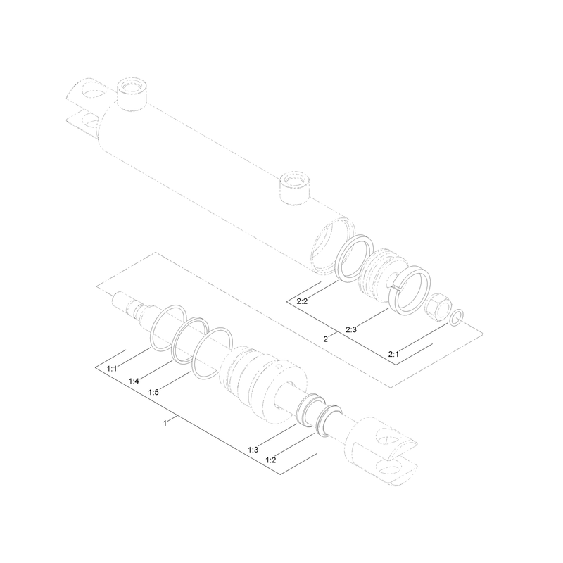 Hydraulic Cylinder Assembly No. AU118214