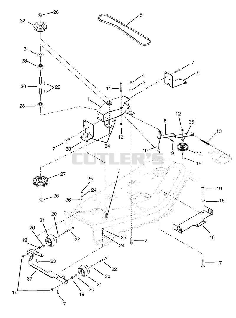 Mower Spindle (Continued)