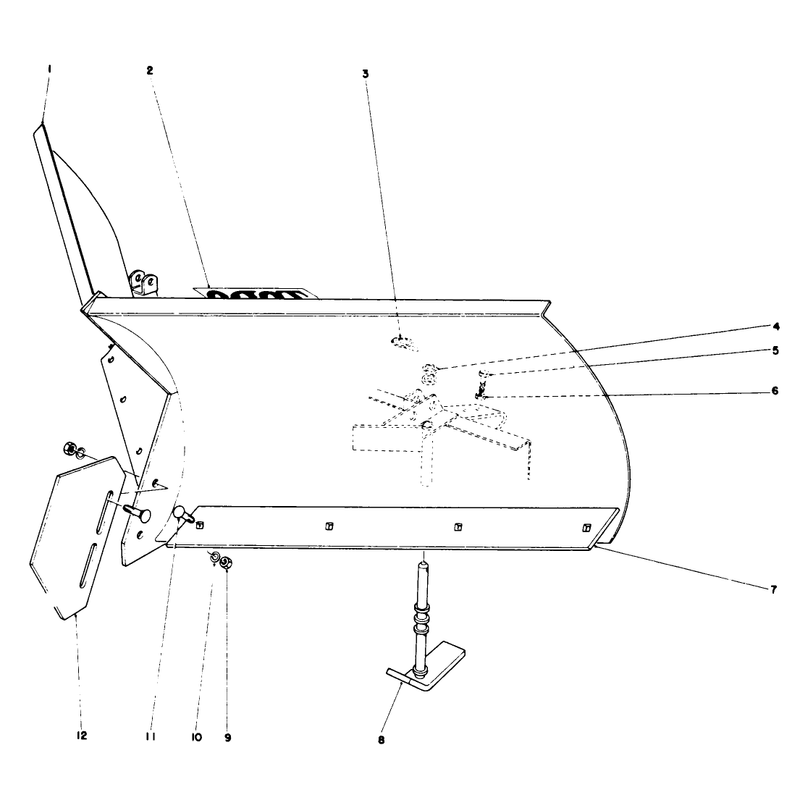 V Plow Model No 30750 Optional