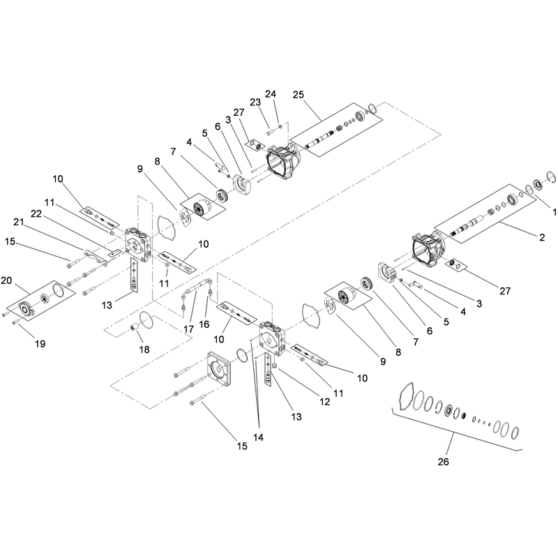 Tandem Pump Assembly No 107-9885