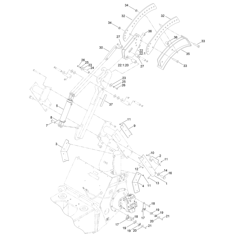 Hydraulic Crumber Assembly