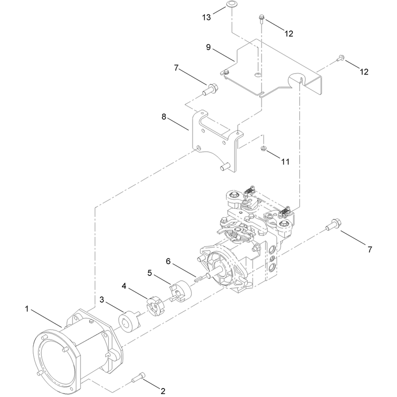 Pump Adaptor and Mounting Assembly