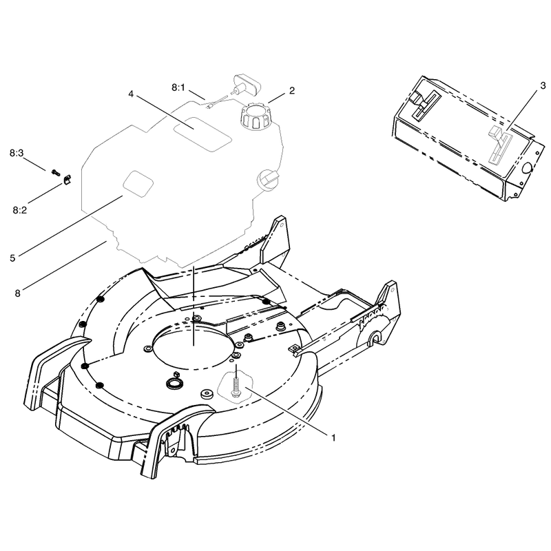 Engine and Throttle Assembly