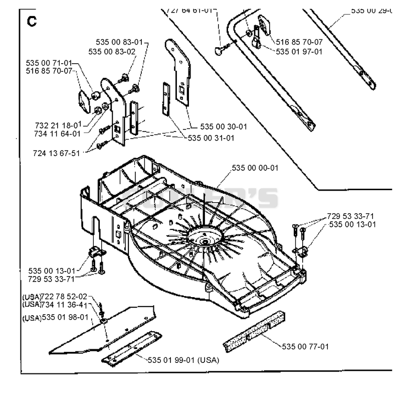 MOWER DECK / CUTTING DECK