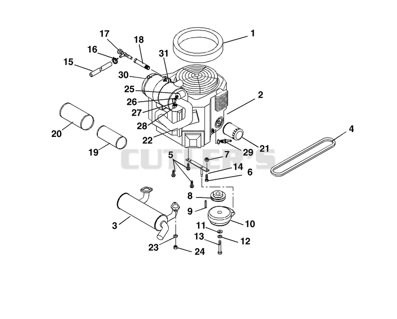 Engine-EFI And Clutch