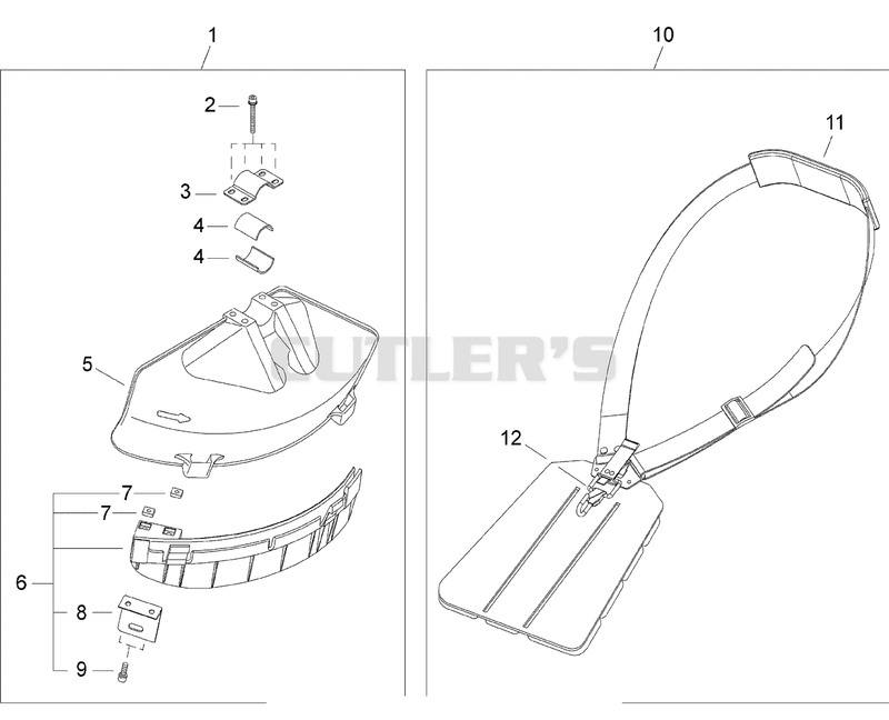 Debris Shield, Harness