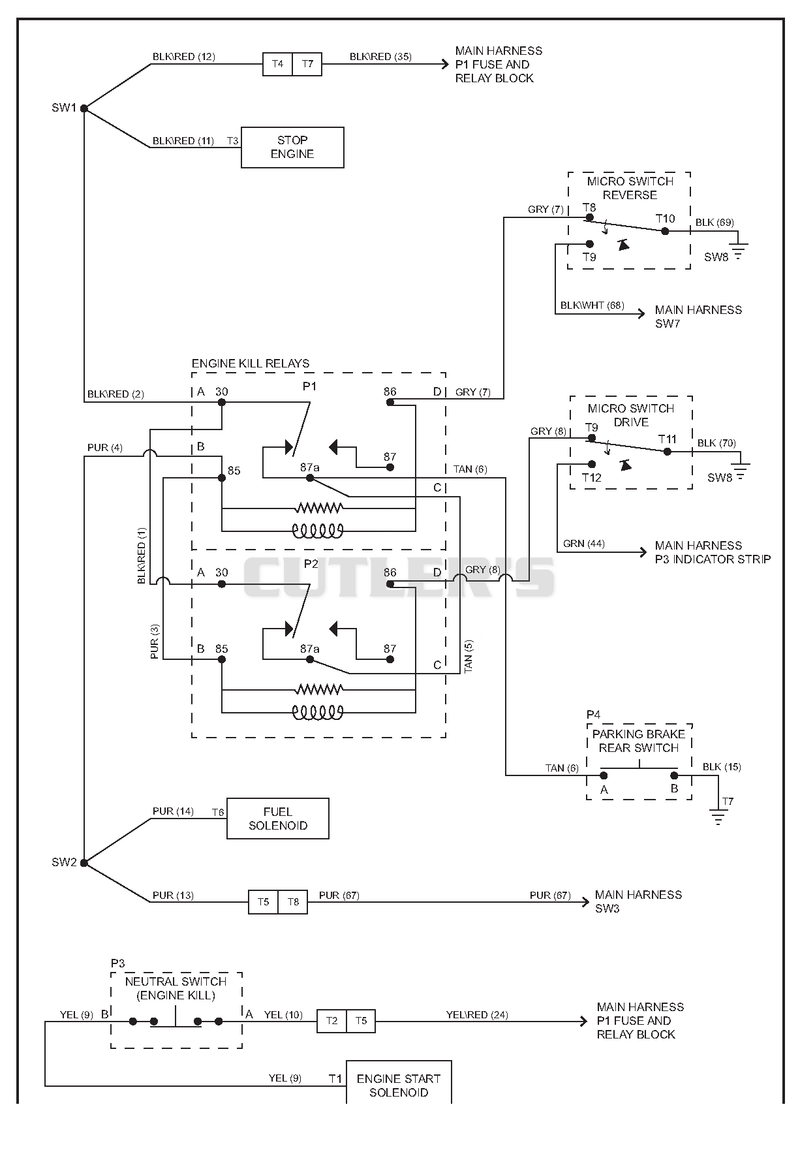 Wiring Diagram - Sub Engine Kill 101