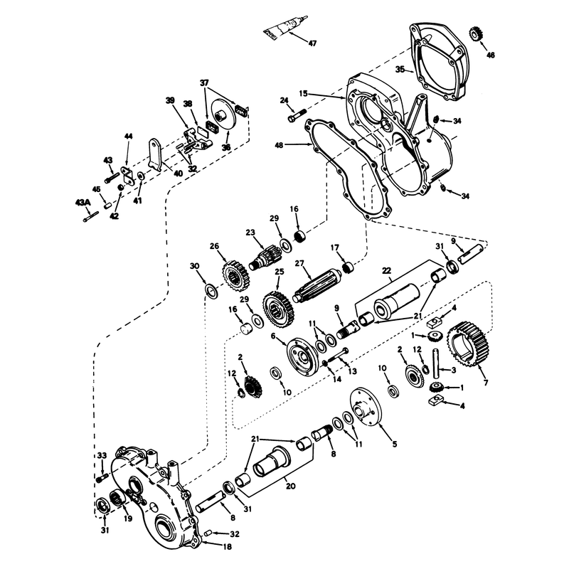 Gear Reduction and Differential No 1310-001