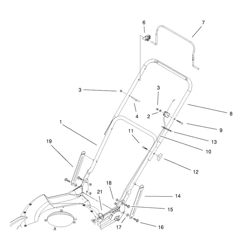 Handle and Controls Assembly