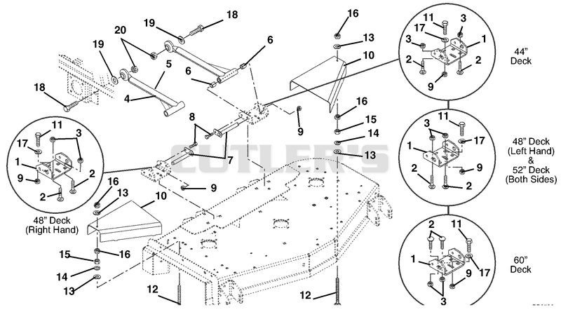 Mounting Arms And Belt Guards