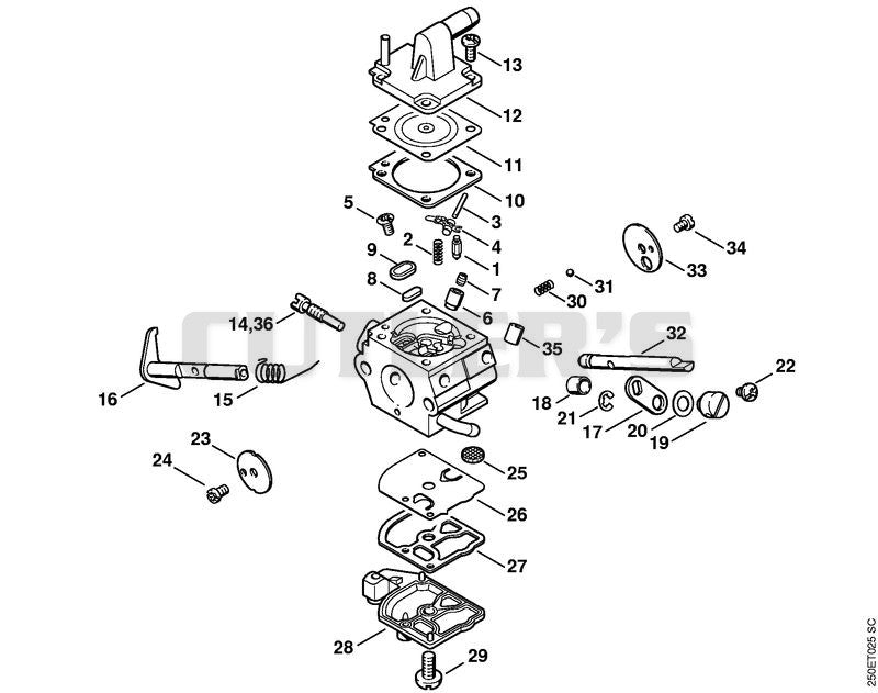 Carburetor C1Q-S51, C1Q-S36 (09.2003)