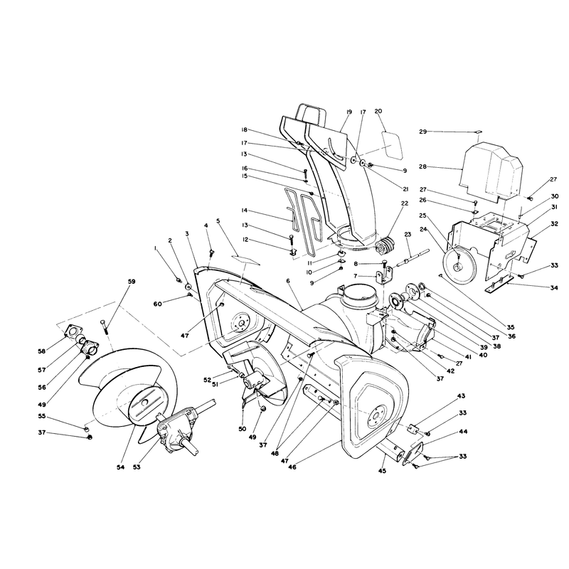 Housing & Chute Assembly