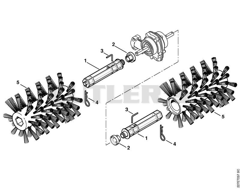 KB Bristle brush
