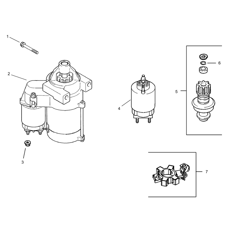 Starter Assembly Kohler CV23S-PS75560