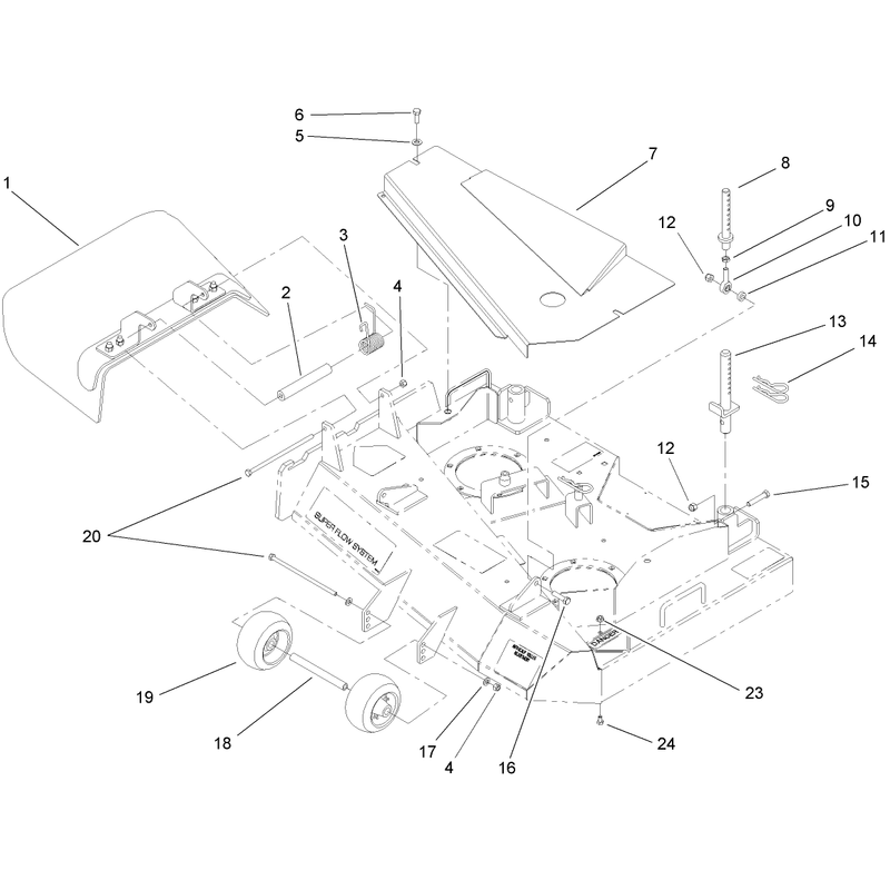 Roller Cover and Deflector Assembly