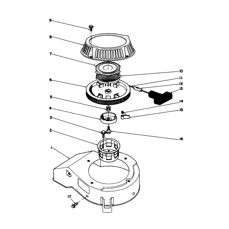 Recoil Assembly Engine Model No 47ph7