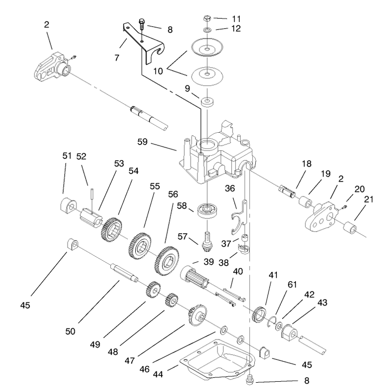 Gear Case Assembly