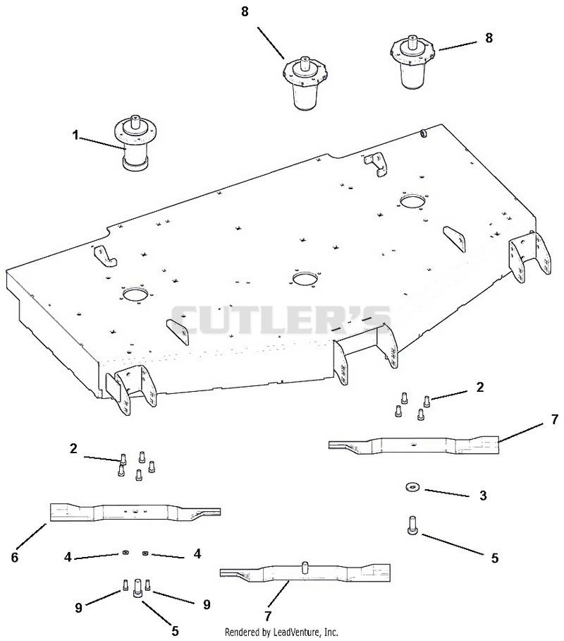 Spindles & Mower Blades