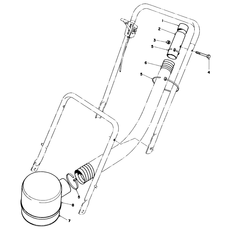 Remote Air Cleaner Kit No 43-6940 Optional