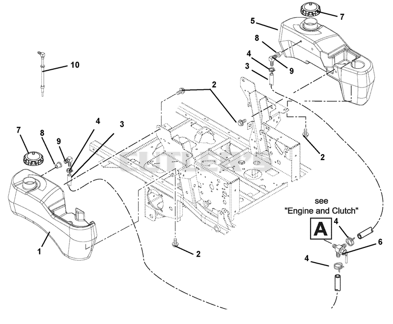 Fuel Tanks And Hoses
