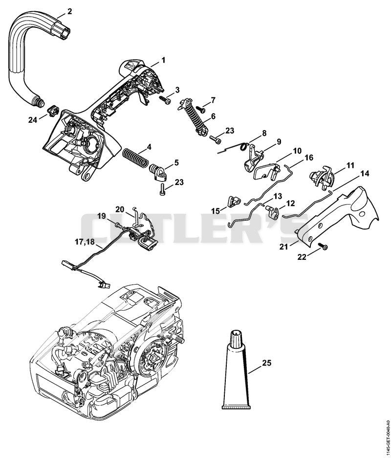 Handle housing, Handlebar M-Tronic