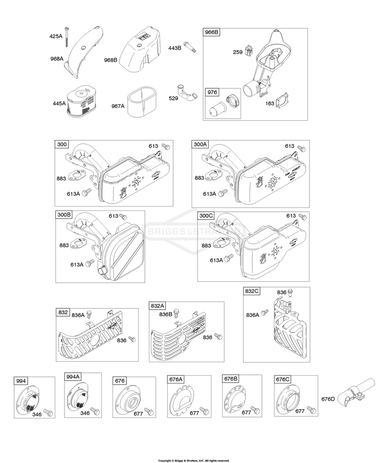 Air Cleaner, Exhaust System