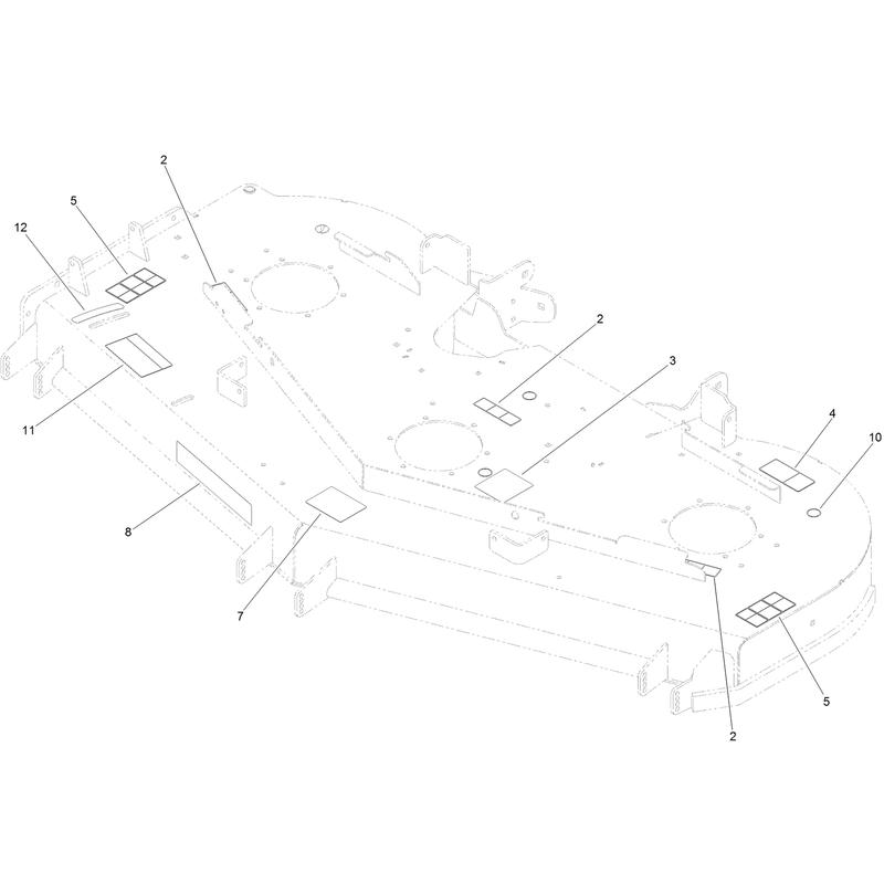 Deck Decal Assembly No. 114-5820