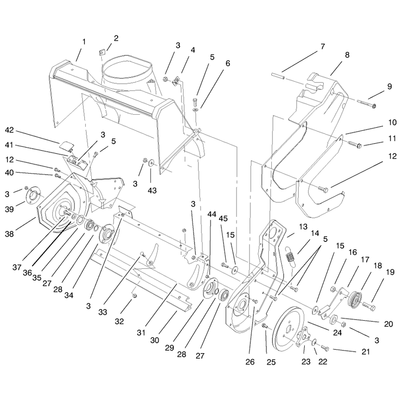 Housing & Side Plate Assembly