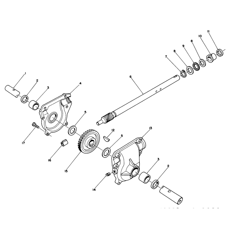 24 Inch Gear Case Assembly