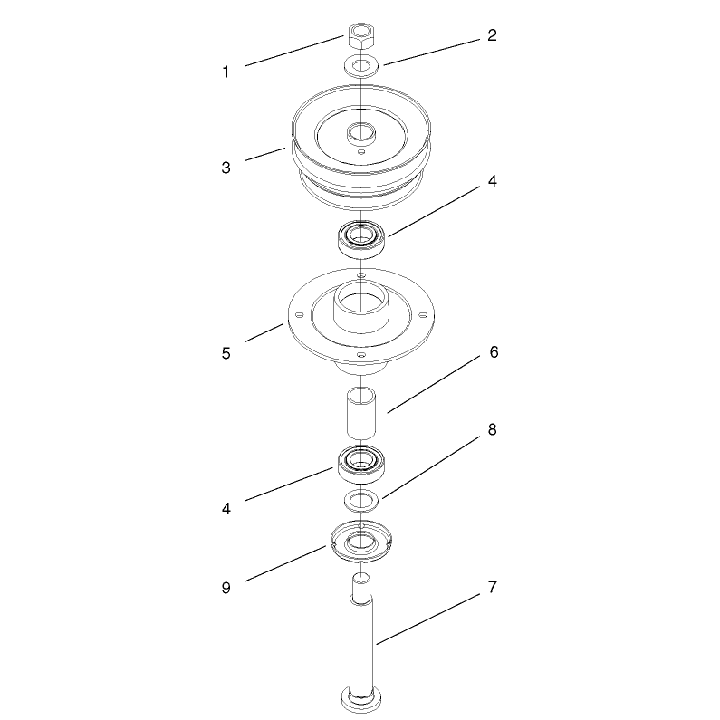 Spindle Housing Assembly No 104-6314