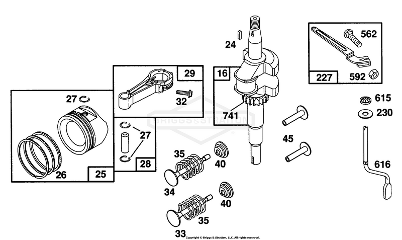 Crankshaft, Piston Group