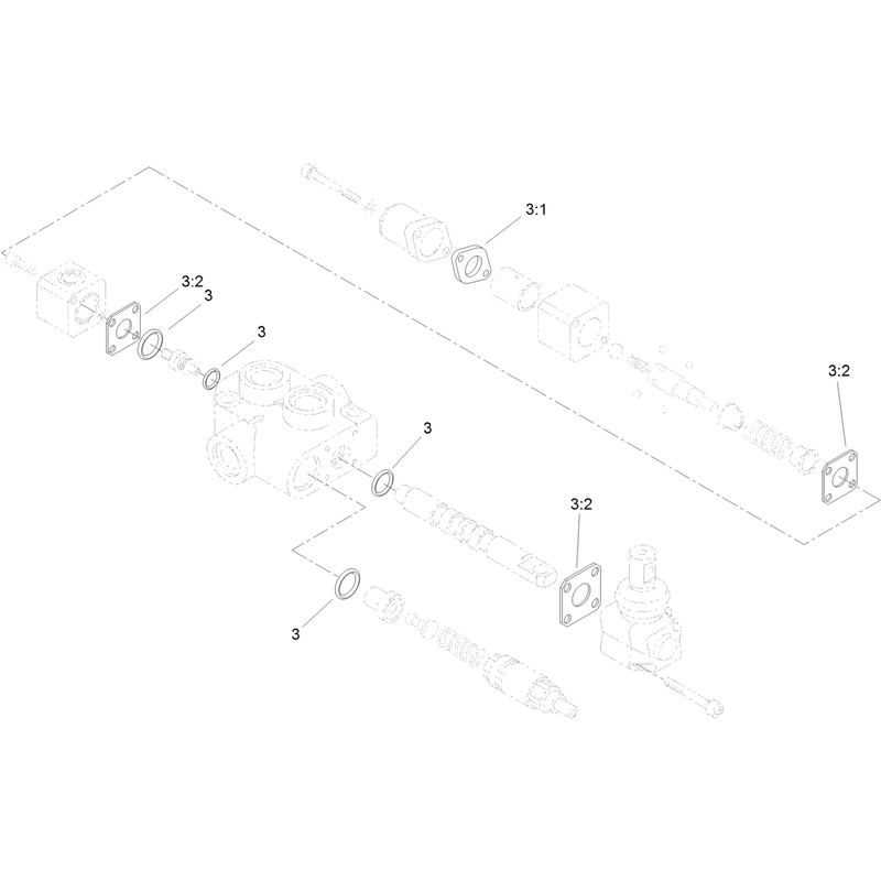 Auxiliary Hydraulic Valve Assembly No 99-3077