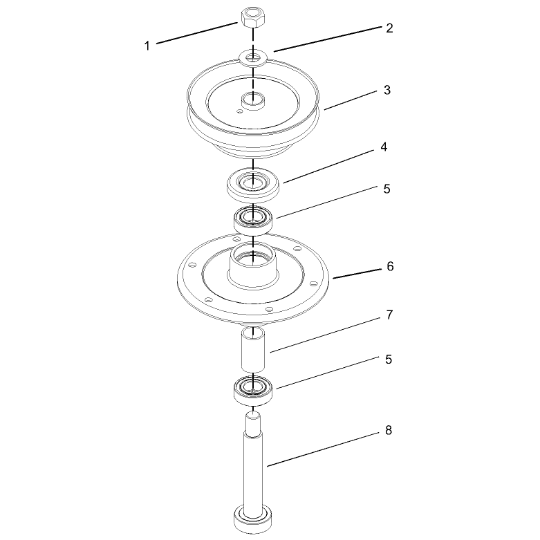 Spindle Assembly No 106-0785