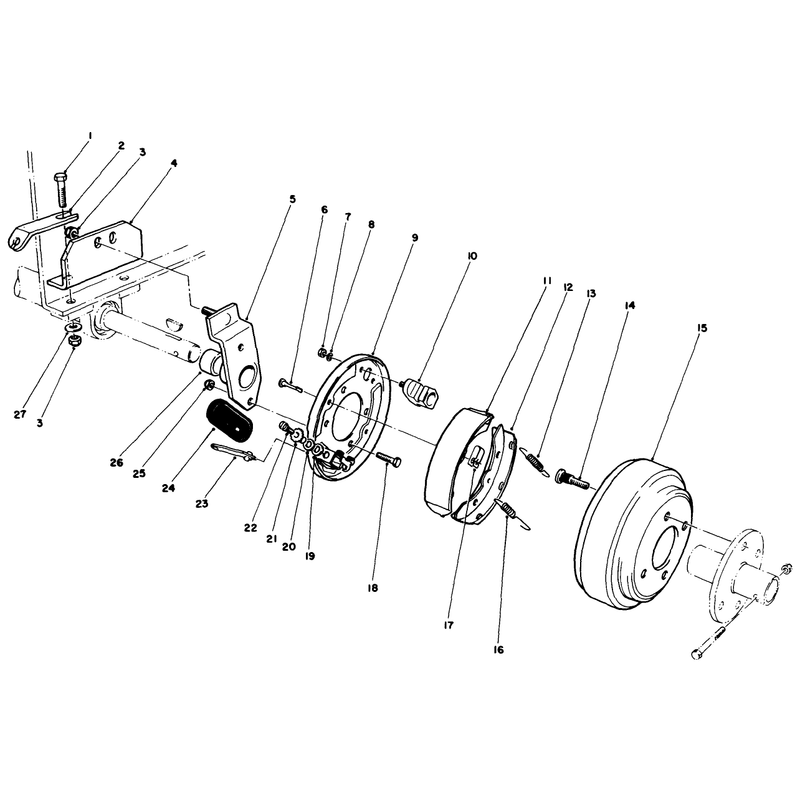 Brake Kit Model No 30758 Optional
