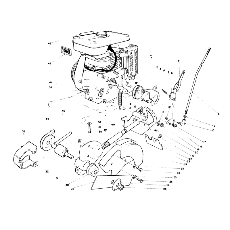 Engine & Blade Assembly