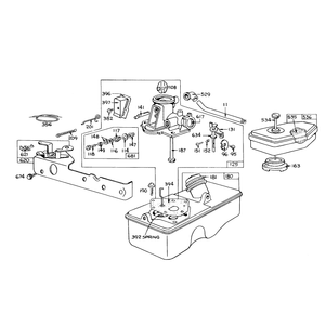 Briggs and Stratton Carburetor Assembly Model 390064