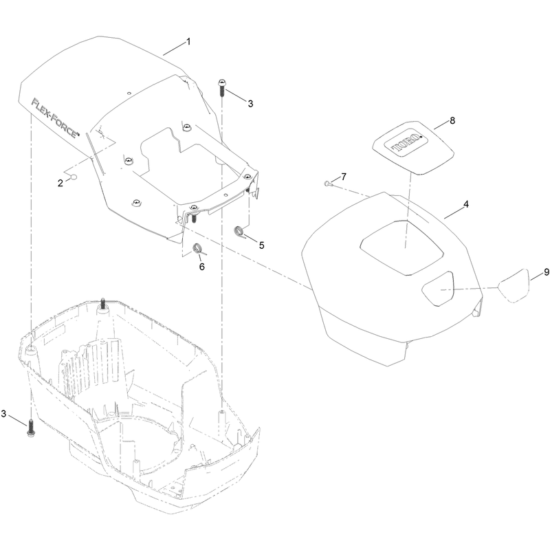 Upper Shroud Assembly Motor Module Assembly No 140-4213