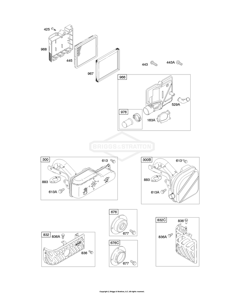 Air Cleaner, Exhaust System