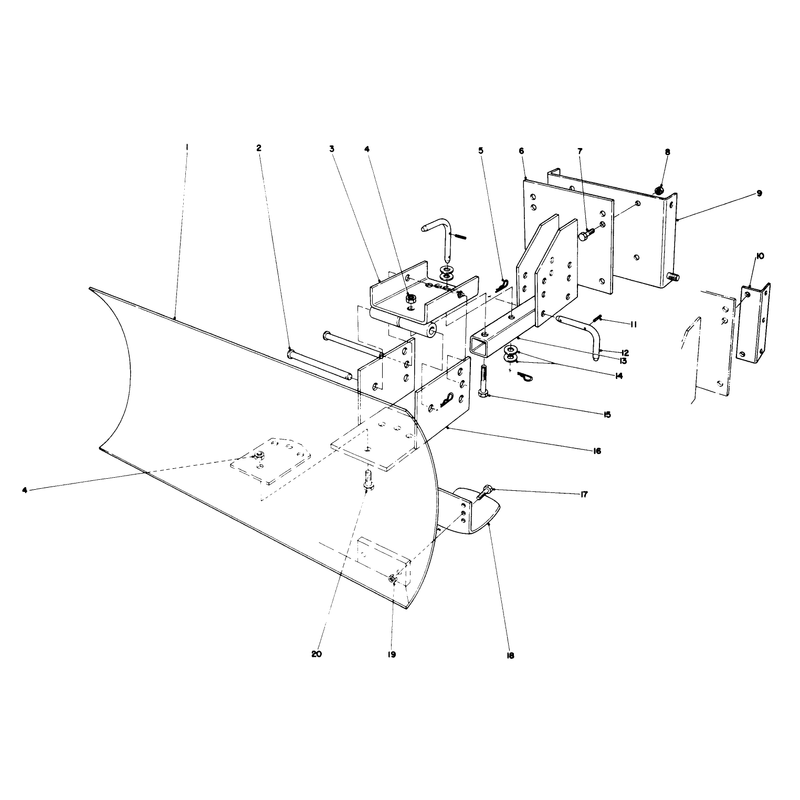 Grader Blade Assembly Model 59099