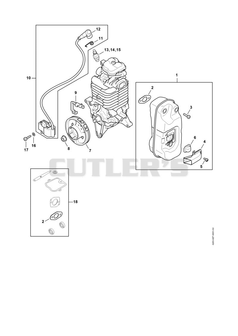 Muffler, Ignition system