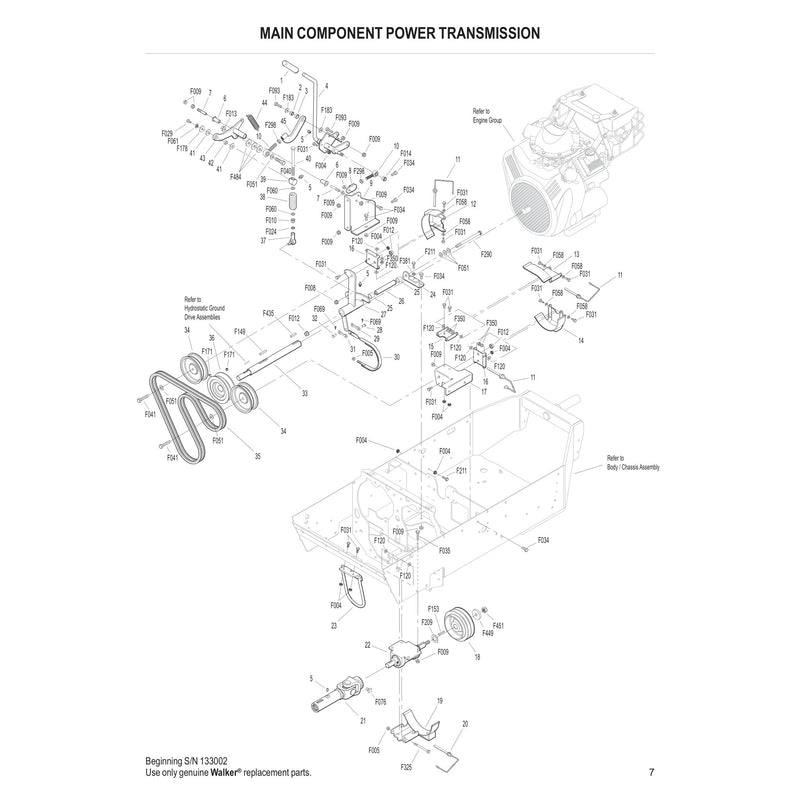 MAIN COMPONENT POWER TRANSMISSION