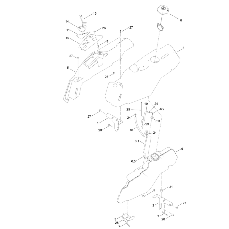 Body Styling and Fuel Pod Assembly
