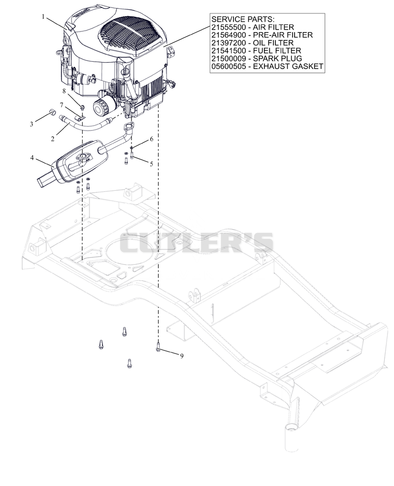 Engine - Kohler KT730