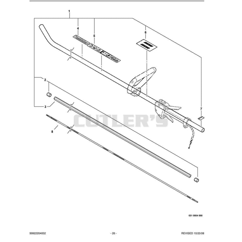 Main Pipe Assembly, Driveshaft
